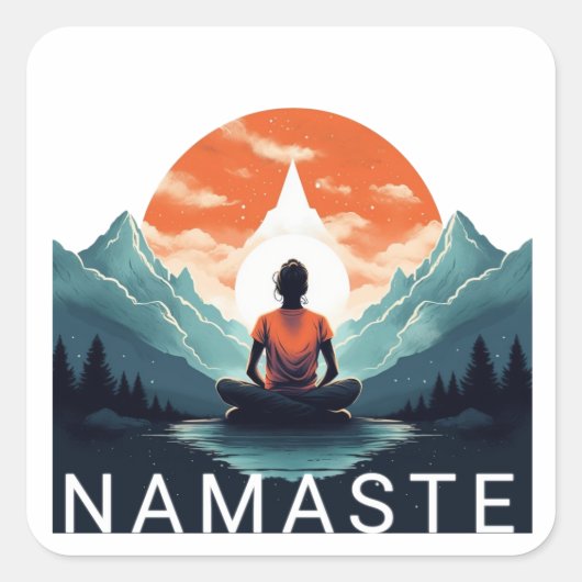 NAMASTE スクエアシール (正面)