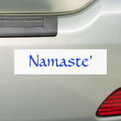 Namaste バンパーステッカー (車上)