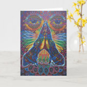 namaste 2010 as greetingcard カード (黄色い花)