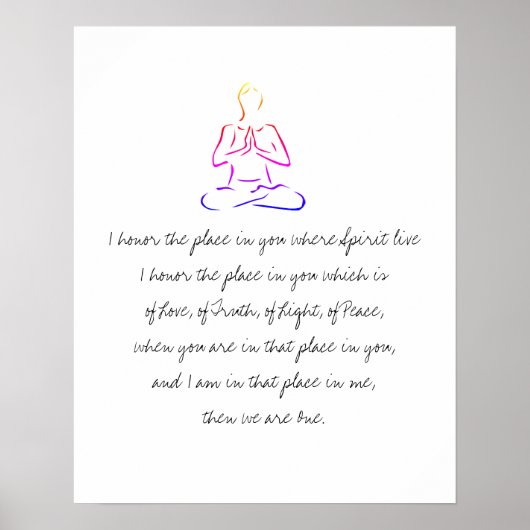 Namaste Defined ポスター (正面)