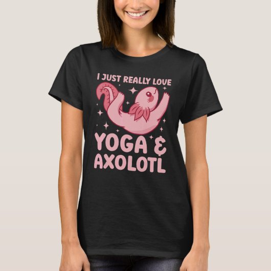 Namaste Meditation Fitness I Just Really Love Yoga Tシャツ (正面)