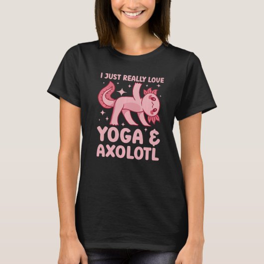 Namaste Meditation Fitness I Just Really Love Yoga Tシャツ (正面)
