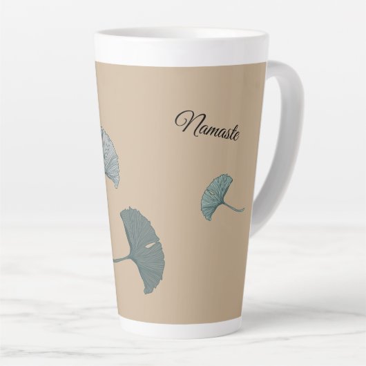 Namaste - Thank You カフェラテマグ (右アングル)