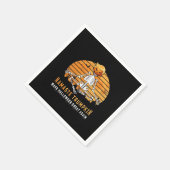 Namaste Trumpkin Make Halloween Great Again Medita スタンダードカクテルナプキン (角)