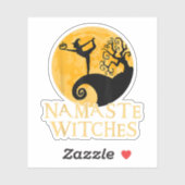 Namaste Witches Shirt - Halloween Yoga T-shirt シール (シート)