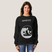 Namaste Yin Yang Meditation スウェットシャツ (正面フル)