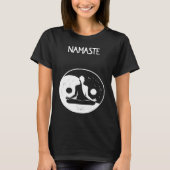 Namaste Yin Yang Meditation Tシャツ (正面)