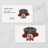 NameあなたのBicycle Companyのロゴをカスタマイズ 名刺 (正面/裏面)