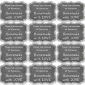 NAMEのChalkboardキッチンLOVE付き自家製 シール (正面)