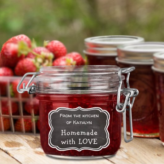 NAMEのChalkboardキッチンLOVE付き自家製 シール