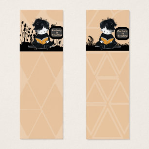 Nameは読Black Orange Peach Bookmarks