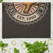 NAMEクラフトパーソナライズされたビールタップハウスブルワリーバー キッチンタオル (折り畳み)