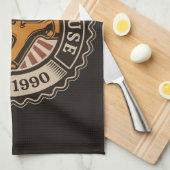 NAMEクラフトパーソナライズされたビールタップハウスブルワリーバー キッチンタオル (四つ折り)