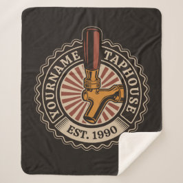 NAMEクラフトパーソナライズされたビールタップハウスブルワリーバー シェルパブランケット