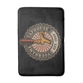 NAMEクラフトパーソナライズされたビールタップハウスブルワリーバー バスマット (正面縦)