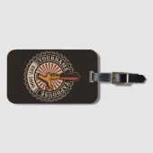 NAMEクラフトパーソナライズされたビールタップハウスブルワリーバー ラゲッジタグ (正面横)