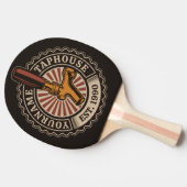 NAMEクラフトパーソナライズされたビールタップハウスブルワリーバー 卓球ラケット (横)