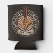 NAMEクラフトパーソナライズされたビールタップハウスブルワリーバー 缶クーラー (裏面)