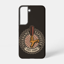 NAMEクラフトパーソナライズされたビールタップハウスブルワリーバー SAMSUNG GALAXY S22ケース