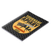 NAMEハニーパーソナライズされたビー養蜂場 ノートブック (左側)