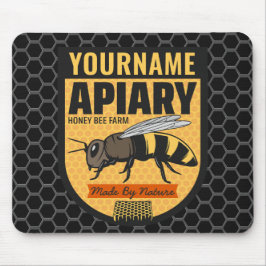 NAMEハニーパーソナライズされたビー養蜂場 マウスパッド