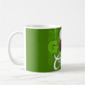 NAMEパーソナライズされたゴルファーGreen Golf Courseクラブ コーヒーマグカップ (左)
