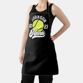 NAMEパーソナライズされたテニス選手ラケットボールコート エプロン (インサイチュ)