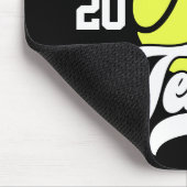 NAMEパーソナライズされたテニス選手ラケットボールコート マウスパッド (コーナー)