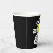 NAMEパーソナライズされたテニス選手ラケットボールコート 紙コップ (右)