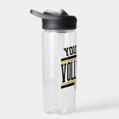 NAMEパーソナライズされたバレーボール選手スクールチーム ウォーターボトル (右面)