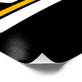 NAMEパーソナライズされたバレーボール選手スクールチーム ポスター (コーナー)