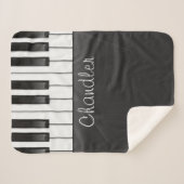 NAMEピアニストパーソナライズされたピアノ鍵音楽先生 シェルパブランケット (正面(横))