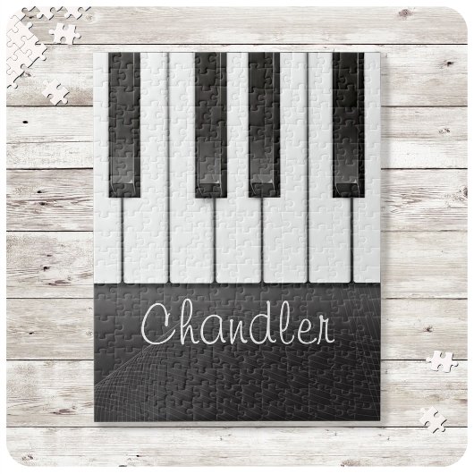 NAMEピアニストパーソナライズされたピアノ鍵音楽先生 ジグソーパズル