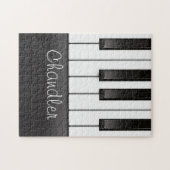 NAMEピアニストパーソナライズされたピアノ鍵音楽先生 ジグソーパズル (横)