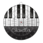 NAMEピアニストパーソナライズされたピアノ鍵音楽先生 ダーツボード (正面)