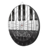 NAMEピアニストパーソナライズされたピアノ鍵音楽先生 ダーツボード (正面右)