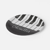 NAMEピアニストパーソナライズされたピアノ鍵音楽先生 ペーパープレート (アングル)
