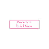 Nameプロパティ文字テンプレート セルフインキングスタンプ (デザイン)