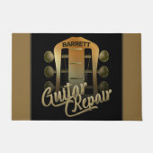 NAME パーソナライズされた Music Guitar Repairミュージシャン ドアマット (正面)
