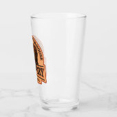 NAME パーソナライズされた Old Oak Barrel Beer Keg Brewery タンブラーグラス (左)