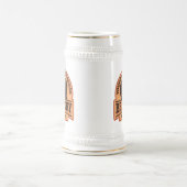 NAME パーソナライズされた Old Oak Barrel Beer Keg Brewery ビールジョッキ (中央)