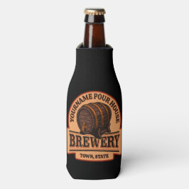NAME パーソナライズされた Old Oak Barrel Beer Keg Brewery ボトルクーラー