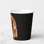 NAME パーソナライズされた Old Oak Barrel Beer Keg Brewery 紙コップ (左)