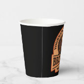 NAME パーソナライズされた Old Oak Barrel Beer Keg Brewery 紙コップ (右)