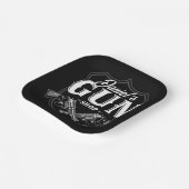 NAME パーソナライズされた Old Revolvers Gun Shop銃器 ペーパープレート (傾斜あり)