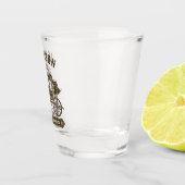 NAME パーソナライズされた Old Western Stagecoach Carriage ショットグラス (右)