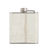 NAME パーソナライズされた Old Western Stagecoach Carriage フラスク (裏面)