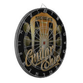 NAME パーソナライズされた Rock Music Guitar Shopミュージシャン ダーツボード (正面左)