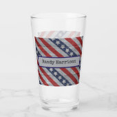 Name 250 years 1776-2026 Stars Stripes Pint タンブラーグラス (裏面)