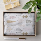 Name, 3pc Tissue Paper Rustic Winter Holiday Trees 薄葉紙 (ギフト)